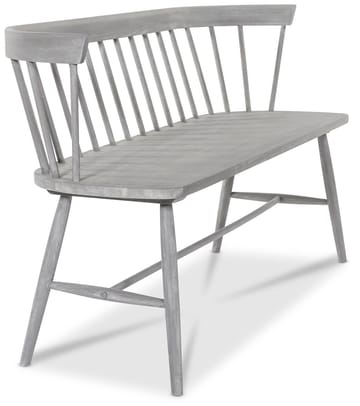 Sandhamn pinnsoffa - Grå - Grå - Products - Möbler - Fåtölj & stolar - Sittbänk - Bänk med ryggstöd