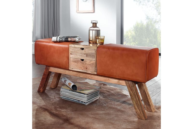 Tultered Sittbänk 120 cm - Brun - Products - Möbler - Fåtölj & stolar - Sittbänk