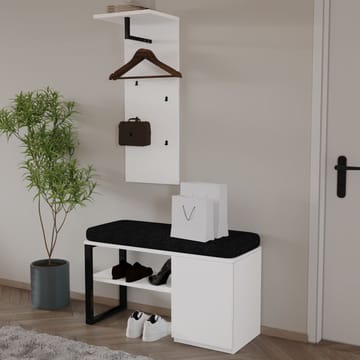 Uniqo Hallställsset 35x90x35 cm - Vit - Products - Möbler - Fåtölj & stolar - Sittbänk