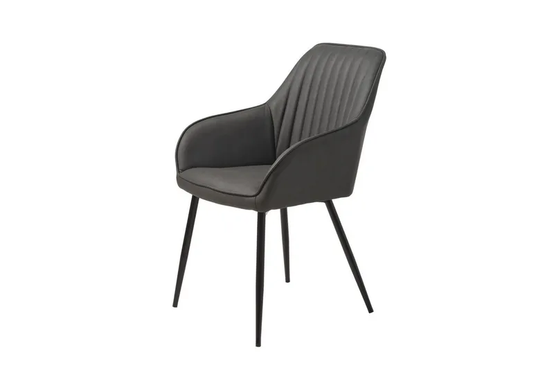 Sonal Matstol - Mörkgrå - Products - Möbler - Fåtölj & stolar - Karmstol