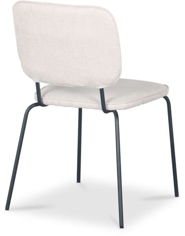 Stol beige tyg med svarta ben - Beige - Products - Möbler - Fåtölj & stolar - Matstol & köksstol