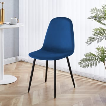 Stol Carisma Sammet - blå - Products - Möbler - Fåtölj & stolar - Matstol & köksstol