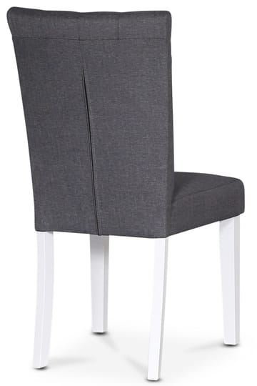 Stol Crocket i Tyg med Ben - grå/vit - Products - Möbler - Fåtölj & stolar - Matstol & köksstol