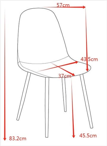 Stol i brun sammet svarta ben - Brun sammet, svarta metallben - Products - Möbler - Fåtölj & stolar - Matstol & köksstol