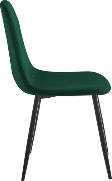 Stol i grön sammet - Carisma - mörkgrön - Products - Möbler - Fåtölj & stolar - Matstol & köksstol