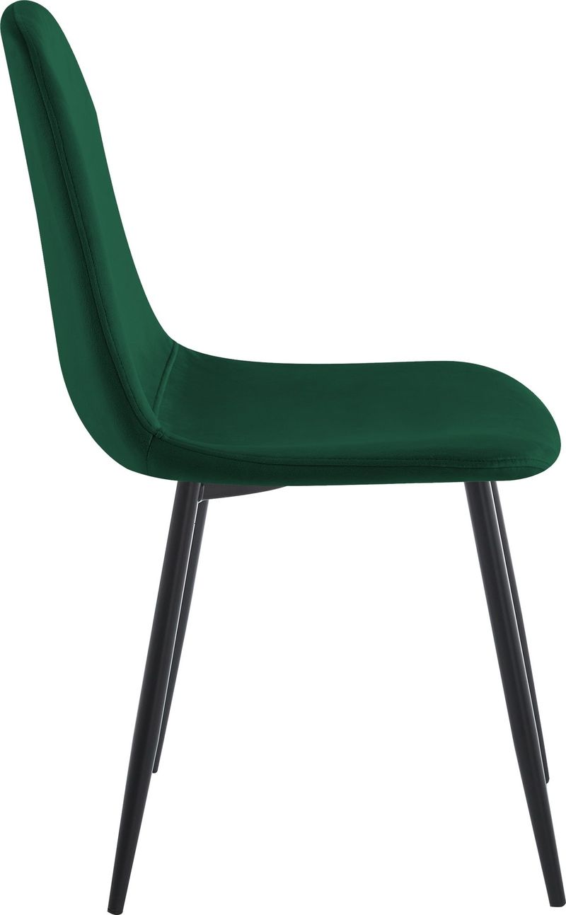 Stol i grön sammet - Carisma - mörkgrön - Products - Möbler - Fåtölj & stolar - Matstol & köksstol