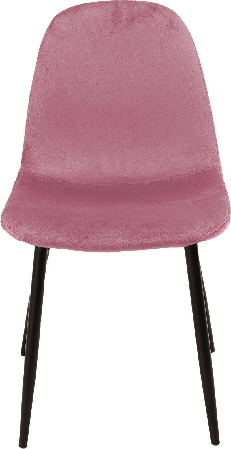 Stol i rosa sammet - Carisma, rosa