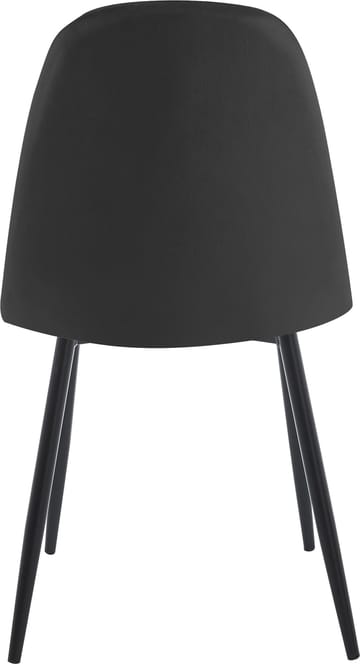Stol i svart sammet - Carisma - svart - Products - Möbler - Fåtölj & stolar - Matstol & köksstol