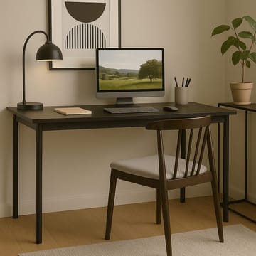 Stol i valnöt med ljusgrå sits - Florence - valnöt, ljusgrå - Products - Möbler - Fåtölj & stolar - Matstol & köksstol