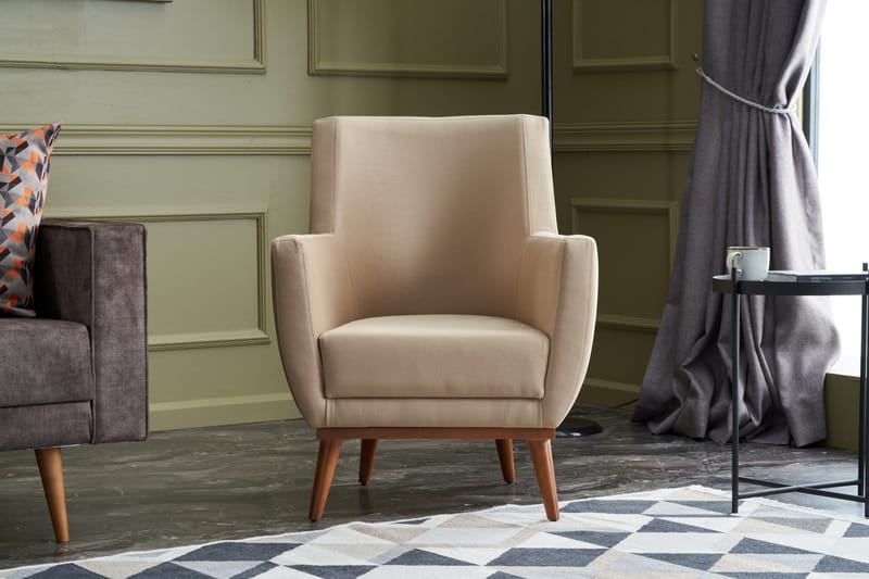 Temuka Fåtölj - Cream - Products - Möbler - Fåtölj & stolar - Fåtölj