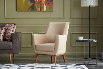 Temuka Fåtölj - Cream - Products - Möbler - Fåtölj & stolar - Fåtölj