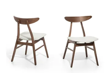 Tiadra Stol 2-Pack - Vit - Products - Möbler - Fåtölj & stolar - Matstol & köksstol