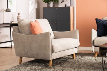 Trend Lyx Fåtölj - Beige/Svart - Products - Möbler - Fåtölj & stolar - Fåtölj