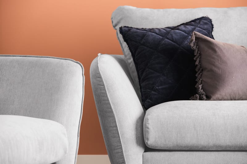 Trend Lyx Fåtölj - Ljusgrå/Ek - Products - Möbler - Fåtölj & stolar - Fåtölj