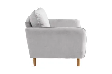 Trend Lyx Fåtölj - Ljusgrå/Ek - Products - Möbler - Fåtölj & stolar - Fåtölj