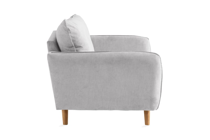 Trend Lyx Fåtölj - Ljusgrå/Ek - Products - Möbler - Fåtölj & stolar - Fåtölj