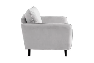 Trend Lyx Fåtölj - Ljusgrå/Svart - Products - Möbler - Fåtölj & stolar - Fåtölj