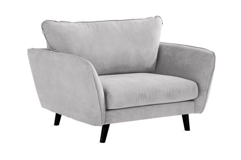 Trend Lyx Fåtölj - Ljusgrå/Svart - Products - Möbler - Fåtölj & stolar - Fåtölj