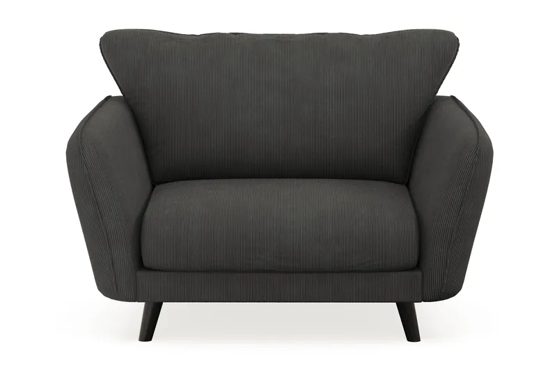 Trend Lyx Fåtölj - Mörkgrå Manchester - Products - Möbler - Fåtölj & stolar - Fåtölj
