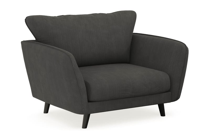 Trend Lyx Fåtölj - Mörkgrå Manchester - Products - Möbler - Fåtölj & stolar - Fåtölj
