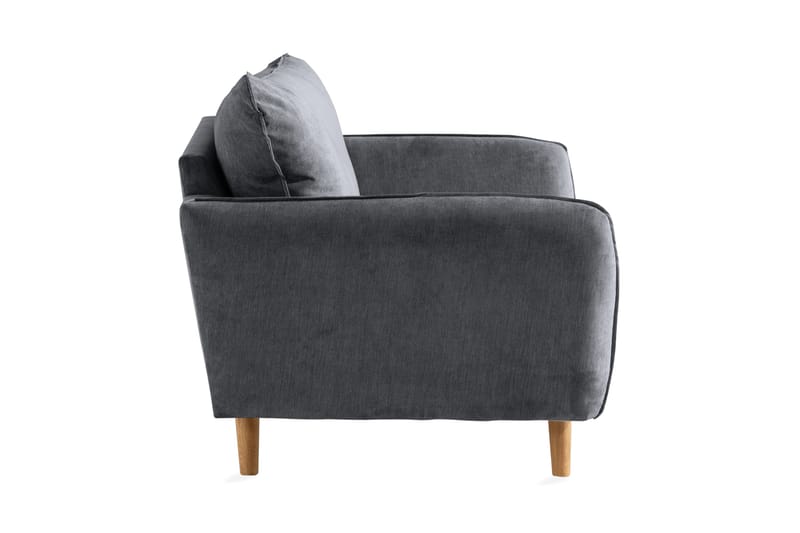 Trend Lyx Fåtölj - Mörkgrå/Ek - Products - Möbler - Fåtölj & stolar - Fåtölj