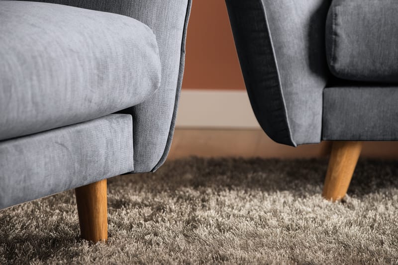 Trend Lyx Fåtölj - Mörkgrå/Ek - Products - Möbler - Fåtölj & stolar - Fåtölj