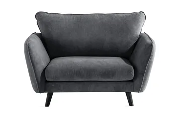 Trend Lyx Fåtölj - Mörkgrå/Svart - Products - Möbler - Fåtölj & stolar - Fåtölj