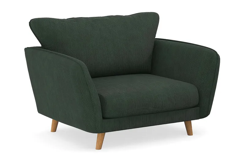 Trend Lyx Fåtölj - Mörkgrön Manchester - Products - Möbler - Fåtölj & stolar - Fåtölj