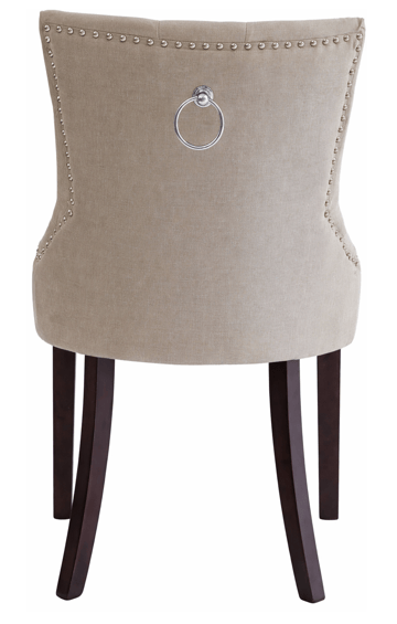 Tuva stol beige med bruna ben - Beige - Products - Möbler - Fåtölj & stolar - Matstol & köksstol