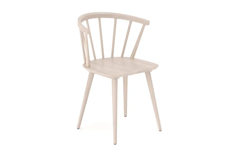 Tyrö Karmstol & matstol i massiv trä - Whitewash - Products - Möbler - Fåtölj & stolar - Karmstol
