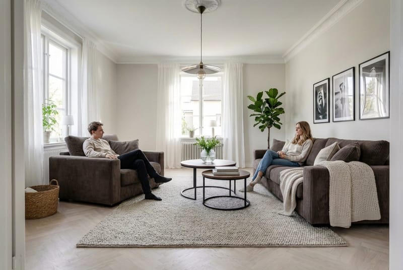 Valencia Extra Djup Fåtölj - Brun - Products - Möbler - Fåtölj & stolar - Fåtölj