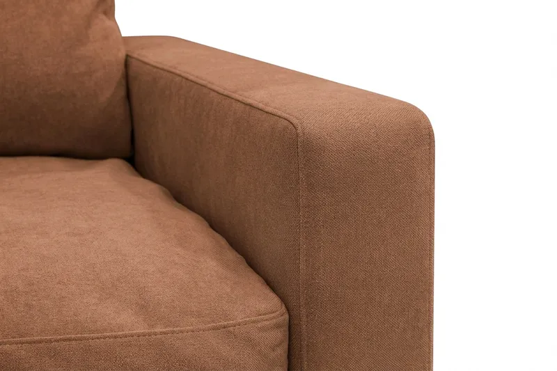 Valencia Extra Djup Fåtölj i Chenille - Rostbrun - Products - Möbler - Fåtölj & stolar - Fåtölj