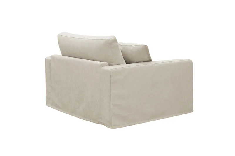 Valencia Extra Djup Fåtölj med avtagbar och tvättbar klädsel - Beige - Products - Möbler - Fåtölj & stolar - Fåtölj