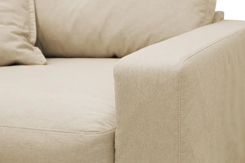 Valencia Extra Djup Fåtölj med avtagbar och tvättbar klädsel - Beige - Products - Möbler - Fåtölj & stolar - Fåtölj