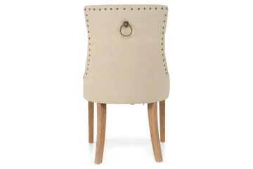 Viktoria Matstol med Nitar - Beige/Vintage - Products - Möbler - Fåtölj & stolar - Matstol & köksstol