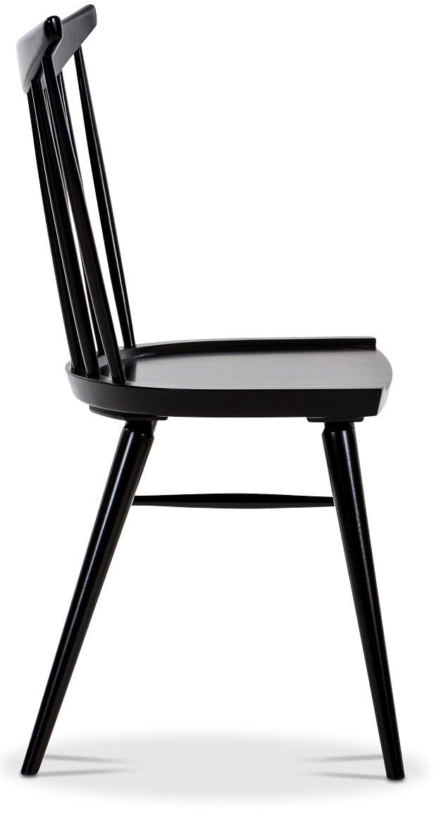 Wasa Pinnstol - Svart - Svart - Products - Möbler - Fåtölj & stolar - Matstol & köksstol