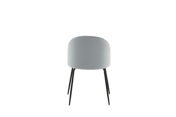 Wrinkles Matstol - Grå/Svart - Products - Möbler - Fåtölj & stolar - Matstol & köksstol