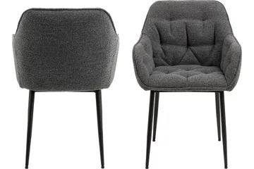 Zabinka Karmstol - Grå - Products - Möbler - Fåtölj & stolar - Karmstol