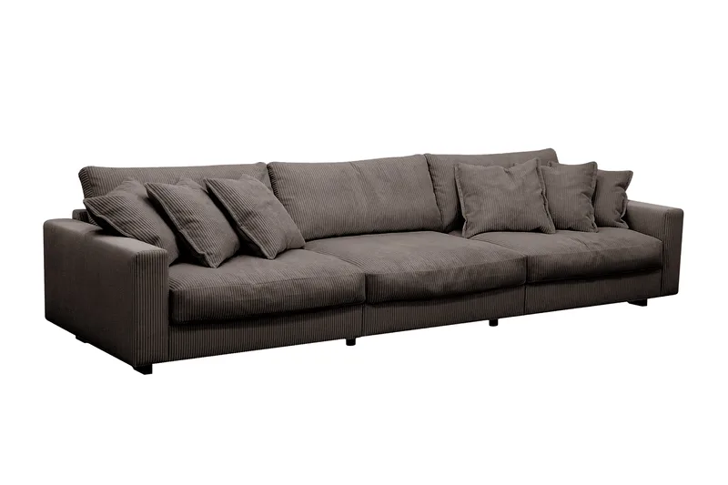 Valencia Extra Djup 5-sits Soffa - Brun - Products - Möbler - Soffa