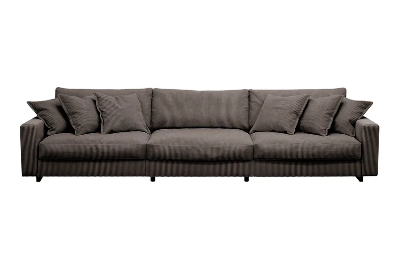 Valencia Extra Djup 5-sits Soffa - Brun - Products - Möbler - Soffa