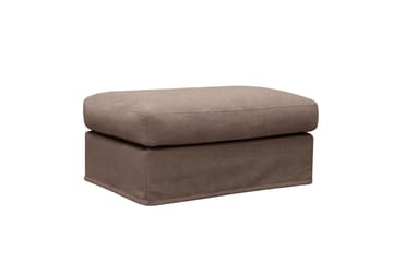 Valencia Extra Djup 5-sits soffa + fotpall med avtagbar och tvättbar klädsel - Mörkbrun - Products - Möbler - Soffa