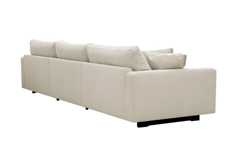 Valencia Extra Djup 5-sits Soffa i Chenille - Beige - Products - Möbler - Soffa