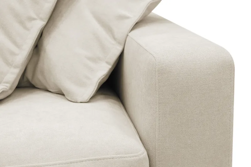Valencia Extra Djup 5-sits Soffa i Chenille - Beige - Products - Möbler - Soffa