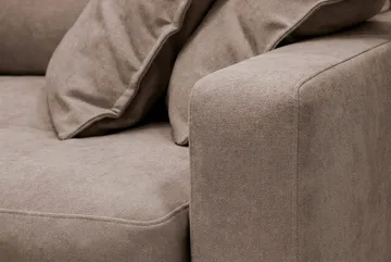Valencia Extra Djup 5-sits Soffa i Chenille - Mörkbrun - Products - Möbler - Soffa