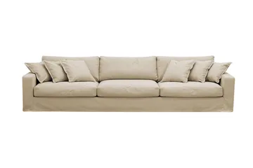 Valencia Extra Djup 5-sits Soffa med avtagbar och tvättbar klädsel - Beige - Products - Möbler - Soffa