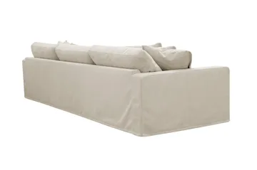 Valencia Extra Djup 5-sits Soffa med avtagbar och tvättbar klädsel - Beige - Products - Möbler - Soffa