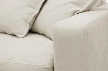 Valencia Extra Djup 5-sits Soffa med avtagbar och tvättbar klädsel - Beige - Products - Möbler - Soffa