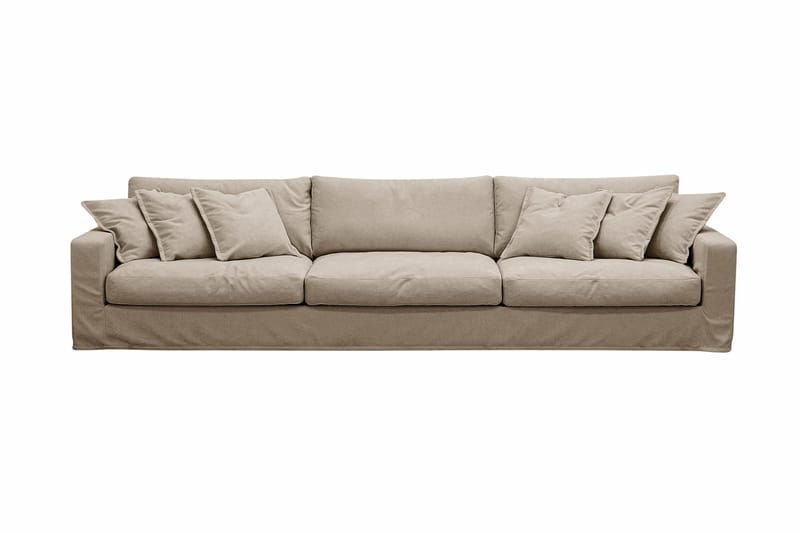 Valencia Extra Djup 5-sits Soffa med avtagbar och tvättbar klädsel - Brun - Products - Möbler - Soffa