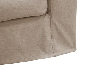 Valencia Extra Djup 5-sits Soffa med avtagbar och tvättbar klädsel - Ljusbrun - Products - Möbler - Soffa