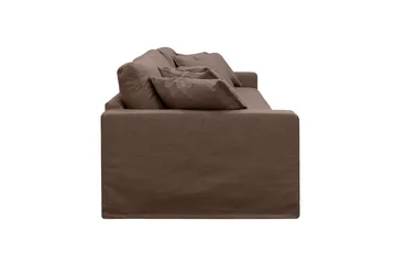 Valencia Extra Djup 5-sits Soffa med avtagbar och tvättbar klädsel - Mörkbrun - Products - Möbler - Soffa